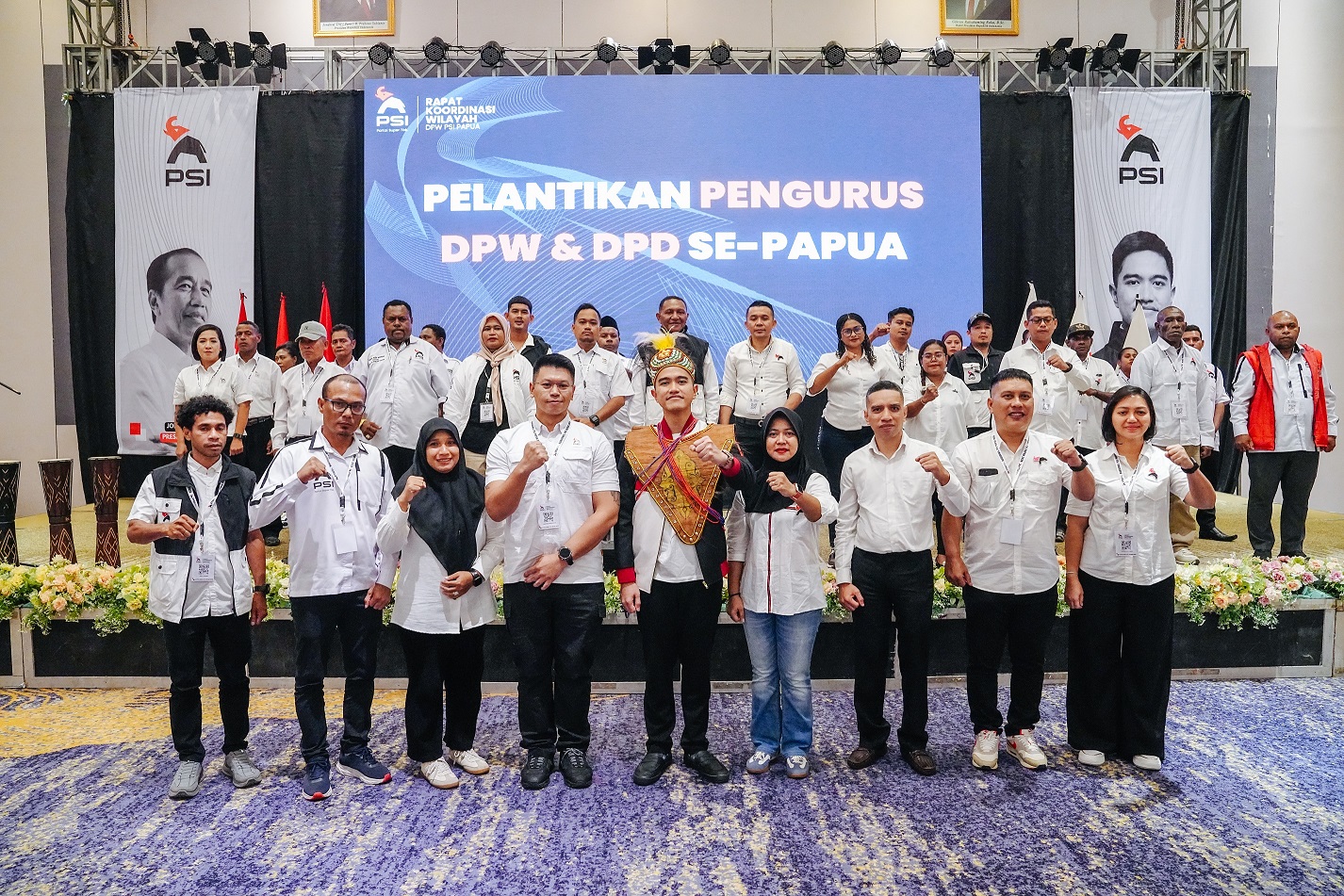 Kaesang Lantik Pengurus PSI Se-Papua di Kota Jayapura, Targetkan Kekuatan Baru Menuju 2029